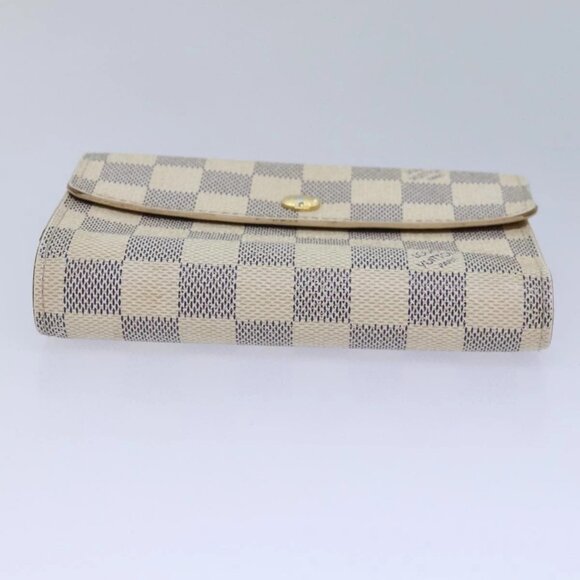 LOUIS VUITTON Damier Azur Portefeuille Alexandra Wallet N63068 LV Auth 87727BRAN - Picture 7 of 16